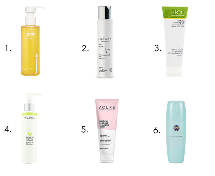 Top 6 Clean Cleansers