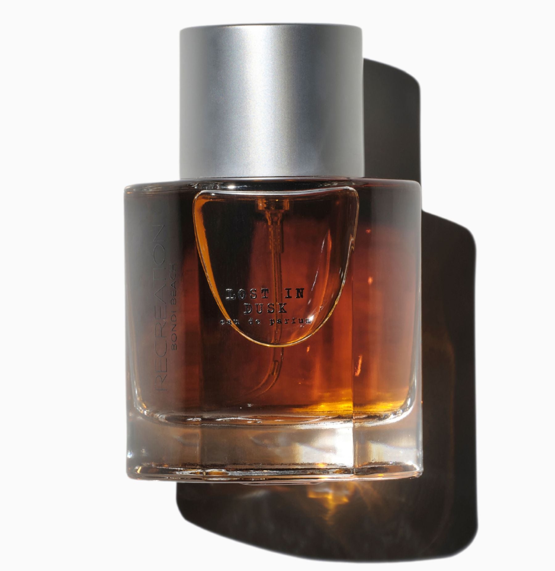 Lost In Dusk eau de parfum by Recreation Beauty featuring spicy vanilla amber fragrance